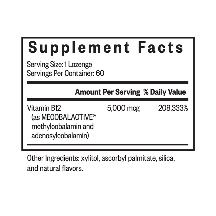 Active B12 5000 ( Soon to be Methyl B12 5000 )