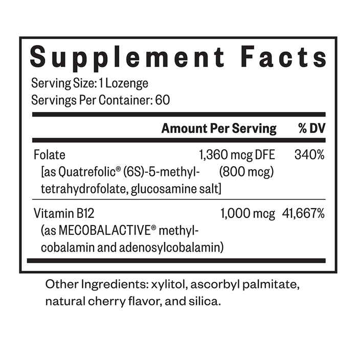 Methyl B12 with L-Methylfolate