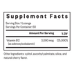 Adeno B12 Supplement Facts