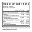 B Minus Supplement Facts