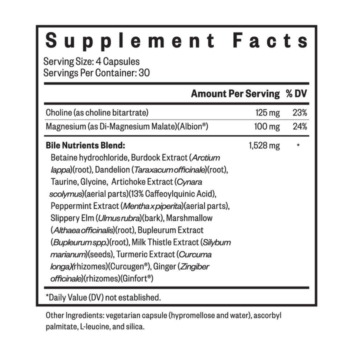 Gallbladder Nutrients (Soon Bile Nutrients)