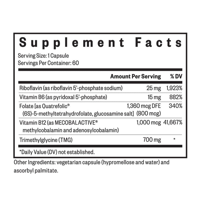 Homocysteine Nutrients