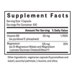 Magnesium Plus Supplement facts 