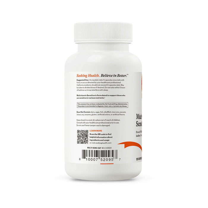 Multivitamin Sensitive | 120 Capsules 