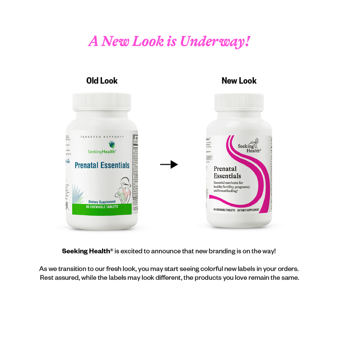 New look of the Prenatal Essentials