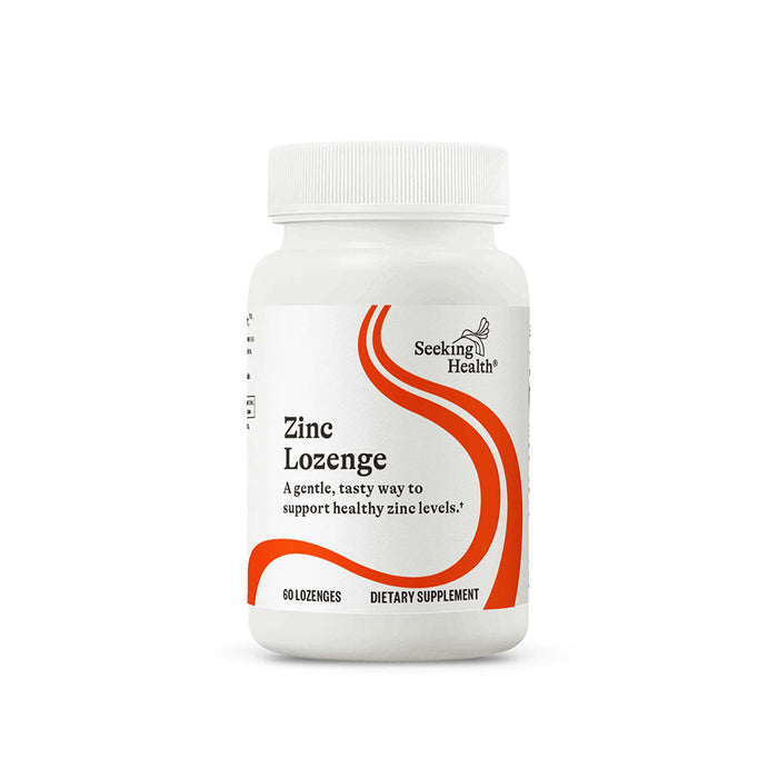 Zinc Lozenge | Dietary Supplement | Seeking Health | Front Bottle image 