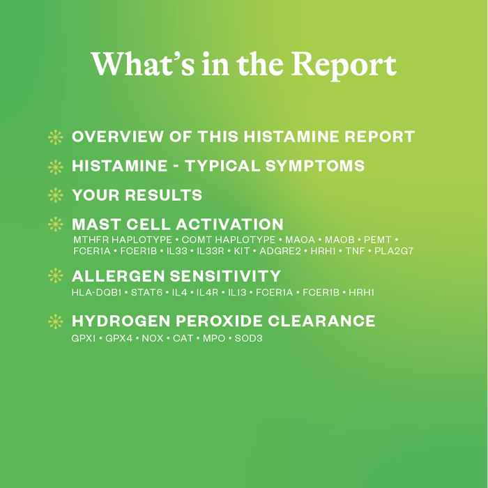 Histamine Report